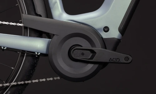 Bicicleta eléctrica Cube Nuride Hybrid EXC 800 seagrey´n´black Cuadro abierto – detalle 4 | Ebike.es