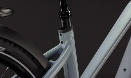 Bicicleta eléctrica Cube Nuride Hybrid EXC 800 seagrey´n´black Cuadro semiabierto – detalle 4 | Ebike.es