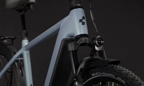 Bicicleta eléctrica Cube Nuride Hybrid EXC 800 seagrey´n´black Barra alta – detalle 5 | Ebike.es