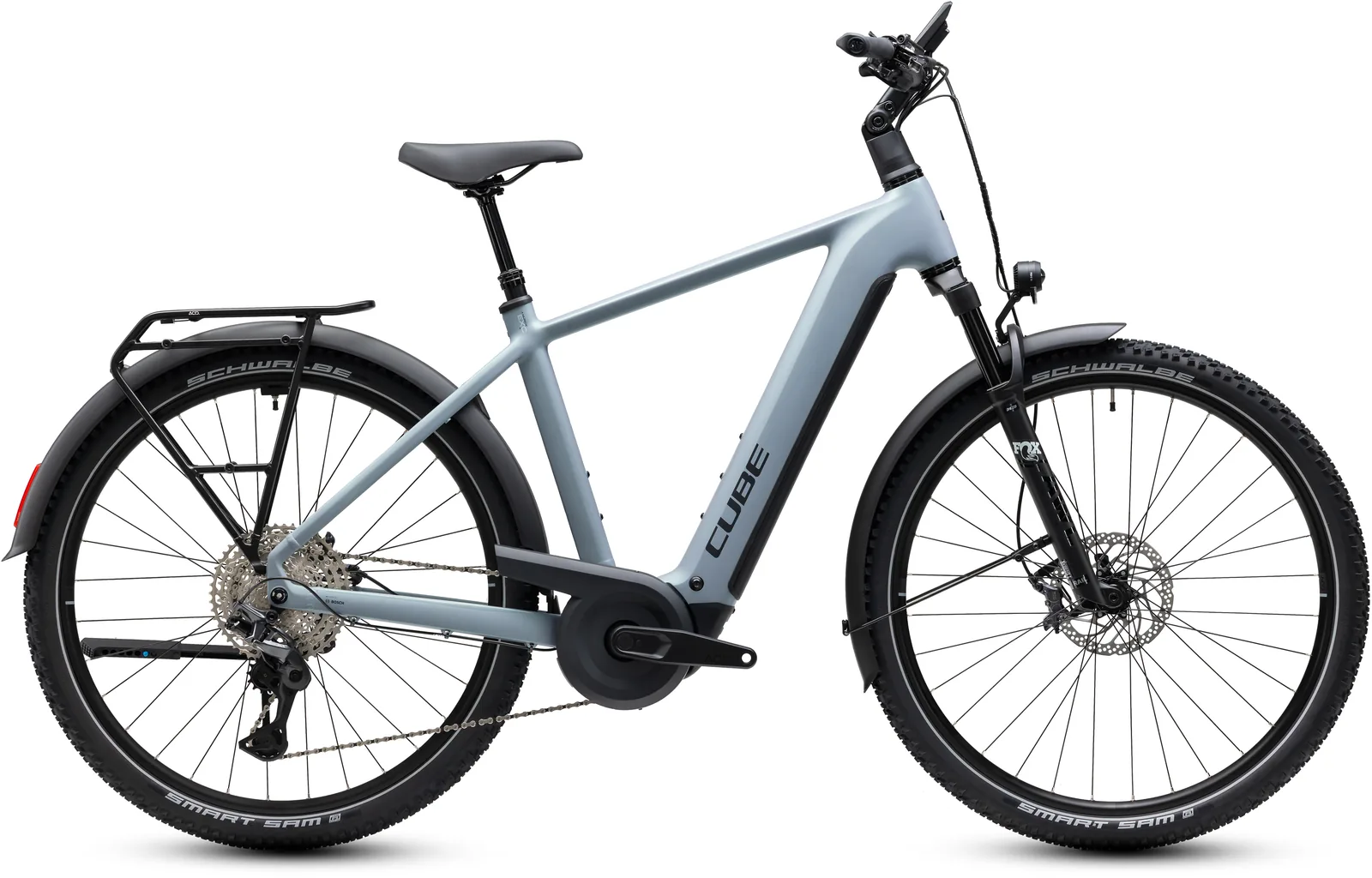 Cube Nuride Hybrid EXC 800 Wh seagrey´n´black – Bicicleta Eléctrica Trekking 2027 Barra alta