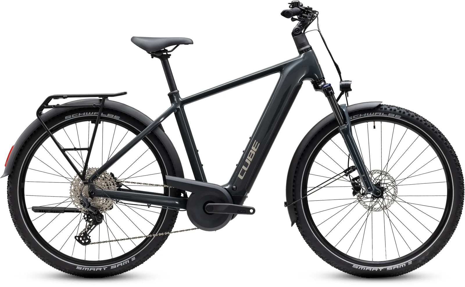Cube Nuride Hybrid Performance 720 Wh shadowgrey´n´grey – Bicicleta Eléctrica Trekking 2027 Barra alta