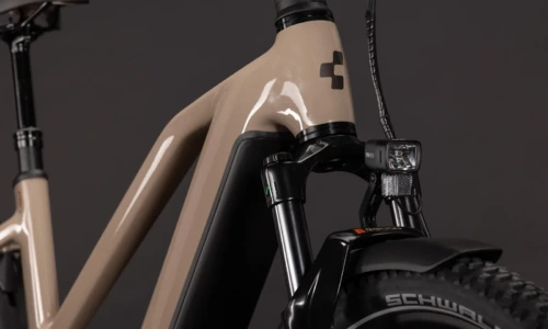 Bicicleta eléctrica Cube Nuride Hybrid Pro 800 cappuccino´n´black Cuadro semiabierto – detalle 5 | Ebike.es