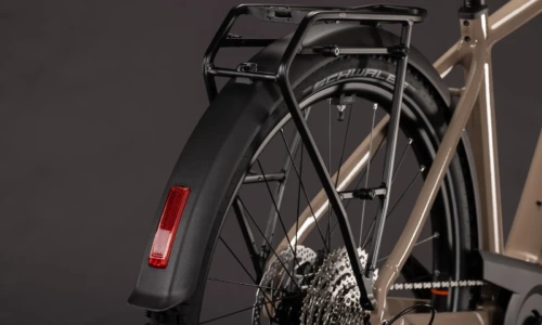 Bicicleta eléctrica Cube Nuride Hybrid Pro 800 cappuccino´n´black Barra alta – detalle 3 | Ebike.es