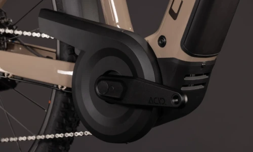 Bicicleta eléctrica Cube Nuride Hybrid Pro 800 cappuccino´n´black Barra alta – detalle 5 | Ebike.es