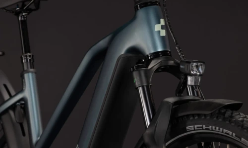 Bicicleta eléctrica Cube Nuride Hybrid Pro 800 deepteal´n´blue Cuadro semiabierto – detalle 5 | Ebike.es