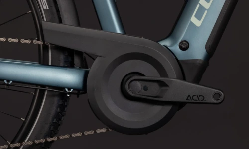 Bicicleta eléctrica Cube Nuride Hybrid Pro 800 deepteal´n´blue Barra alta – detalle 4 | Ebike.es