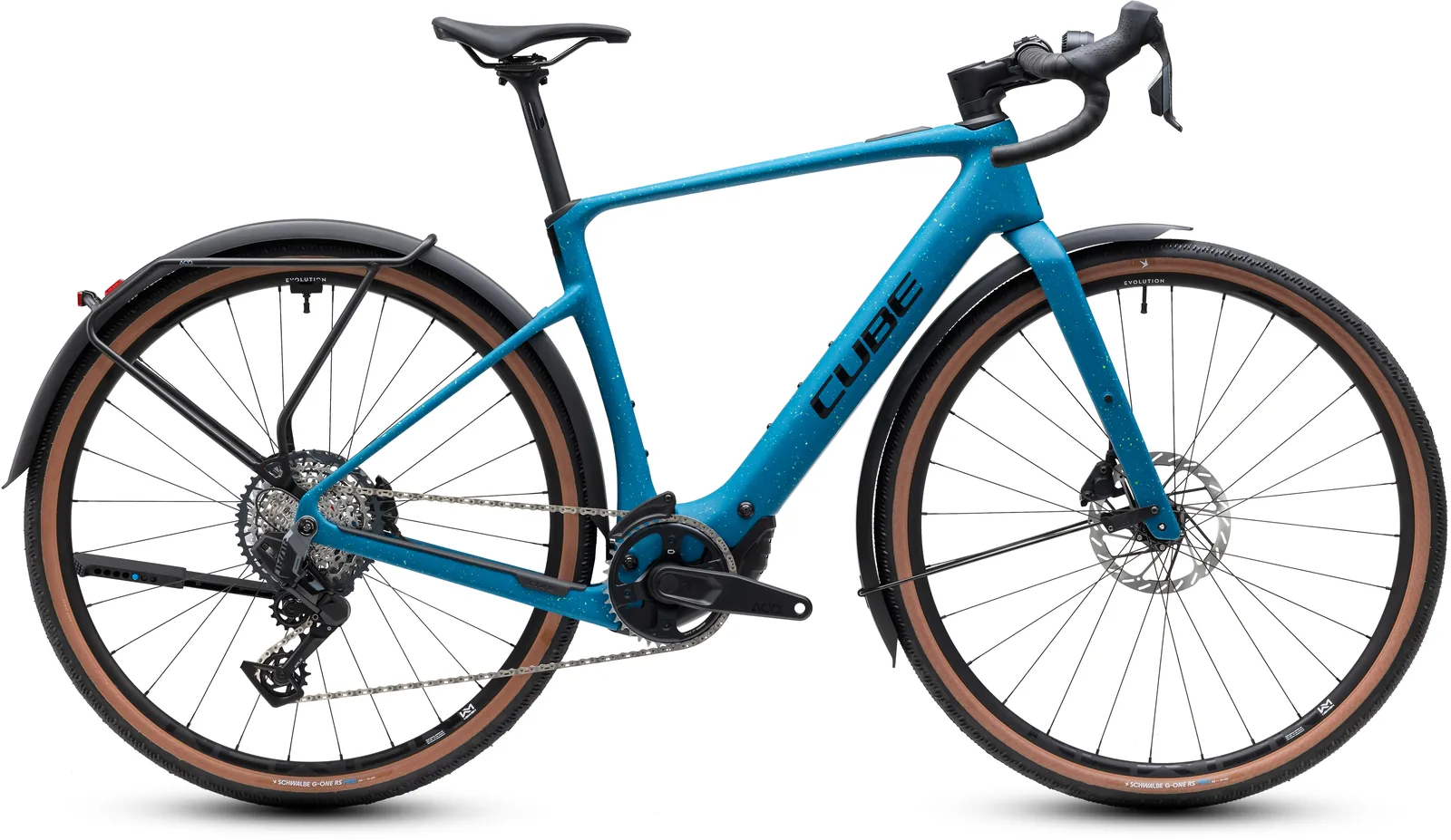 Cube Nuroad Hybrid C:62 EXC 400X FE tropicalteal´n´black – Bicicleta Eléctrica Gravel 2027 ebike.es Gran tienda de bicicletas eléctricas en España Bicicleta eléctrica Cube Nuroad Hybrid C:62 EXC 400X FE tropicalteal´n´black – vista lateral | Ebike.es