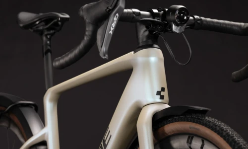 Bicicleta eléctrica Cube Nuroad Hybrid C:62 SLX 400X FE glintsand´n´black – detalle 5 | Ebike.es