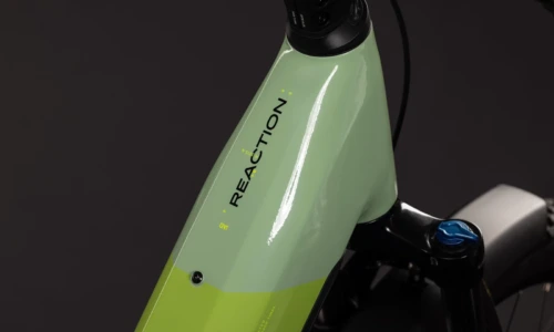 Bicicleta eléctrica Cube Reaction Hybrid ONE 720 FE cactus´n´black Cuadro abierto – detalle 2 | Ebike.es