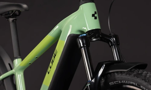 Bicicleta eléctrica Cube Reaction Hybrid ONE 720 FE cactus´n´black Barra alta – detalle 4 | Ebike.es