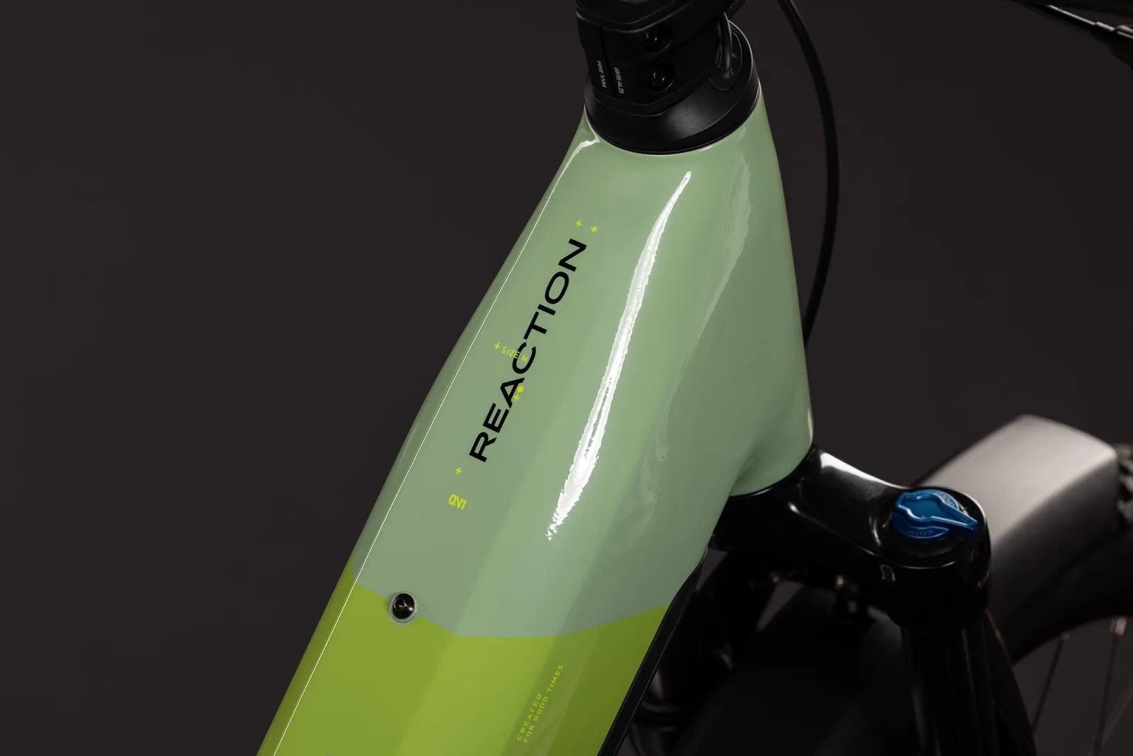 Cube Reaction Hybrid ONE 720 FE cactus´n´black – Bicicleta Eléctrica de Montaña 2027 Cuadro semiabierto ebike.es Gran tienda de bicicletas eléctricas en España 4 Bicicleta eléctrica Cube Reaction Hybrid ONE 720 FE cactus´n´black Cuadro semiabierto – detalle 2 | Ebike.es