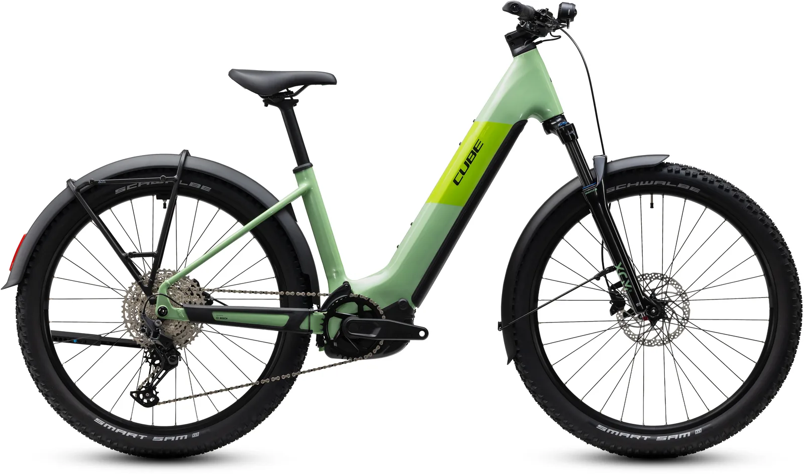 Cube Reaction Hybrid ONE 720 FE cactus´n´black – Bicicleta Eléctrica de Montaña 2027 Cuadro semiabierto