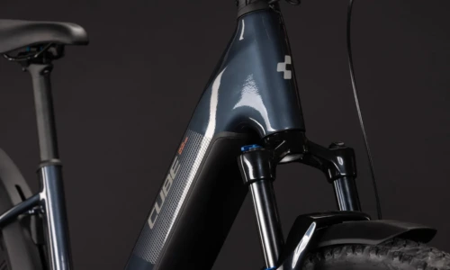 Bicicleta eléctrica Cube Reaction Hybrid ONE 720 FE oolonggrey´n´reflex Cuadro abierto – detalle 5 | Ebike.es