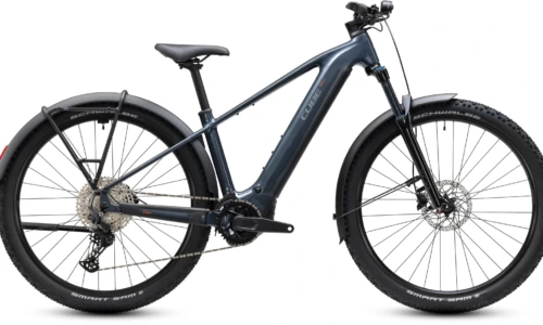 Bicicleta eléctrica Cube Reaction Hybrid ONE 720 FE oolonggrey´n´reflex Barra alta – vista lateral | Ebike.es