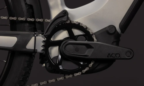 Bicicleta eléctrica Cube Reaction Hybrid ONE 720 FE pearlsilver´n´chrome Cuadro abierto – detalle 3 | Ebike.es