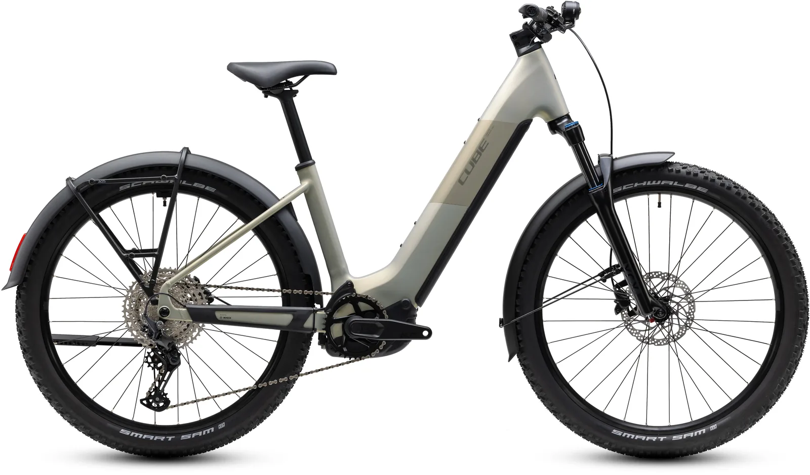 Cube Reaction Hybrid ONE 720 FE pearlsilver´n´chrome – Bicicleta Eléctrica de Montaña 2027 Cuadro abierto