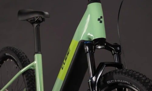 Bicicleta eléctrica Cube Reaction Hybrid ONE 720 cactus´n´black Cuadro abierto – detalle 6 | Ebike.es