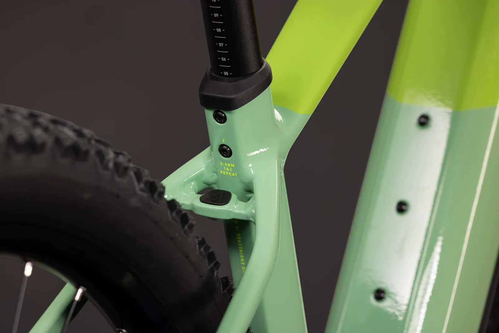 Cube Reaction Hybrid ONE 720 Wh cactus´n´black – Bicicleta Eléctrica de Montaña 2027 Barra alta ebike.es Gran tienda de bicicletas eléctricas en España 5 Bicicleta eléctrica Cube Reaction Hybrid ONE 720 cactus´n´black Barra alta – detalle 3 | Ebike.es