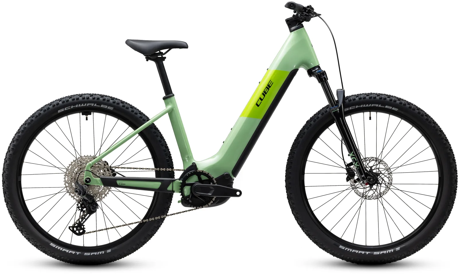 Cube Reaction Hybrid ONE 720 Wh cactus´n´black – Bicicleta Eléctrica de Montaña 2027 Cuadro semiabierto