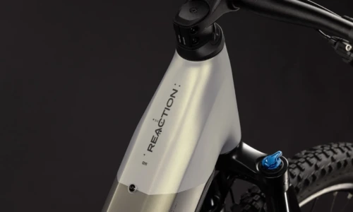 Bicicleta eléctrica Cube Reaction Hybrid ONE 720 pearlsilver´n´chrome Cuadro abierto – detalle 2 | Ebike.es
