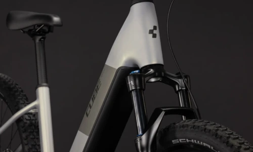 Bicicleta eléctrica Cube Reaction Hybrid ONE 720 pearlsilver´n´chrome Cuadro abierto – detalle 5 | Ebike.es