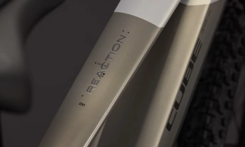 Bicicleta eléctrica Cube Reaction Hybrid ONE 720 pearlsilver´n´chrome Barra alta – detalle 2 | Ebike.es