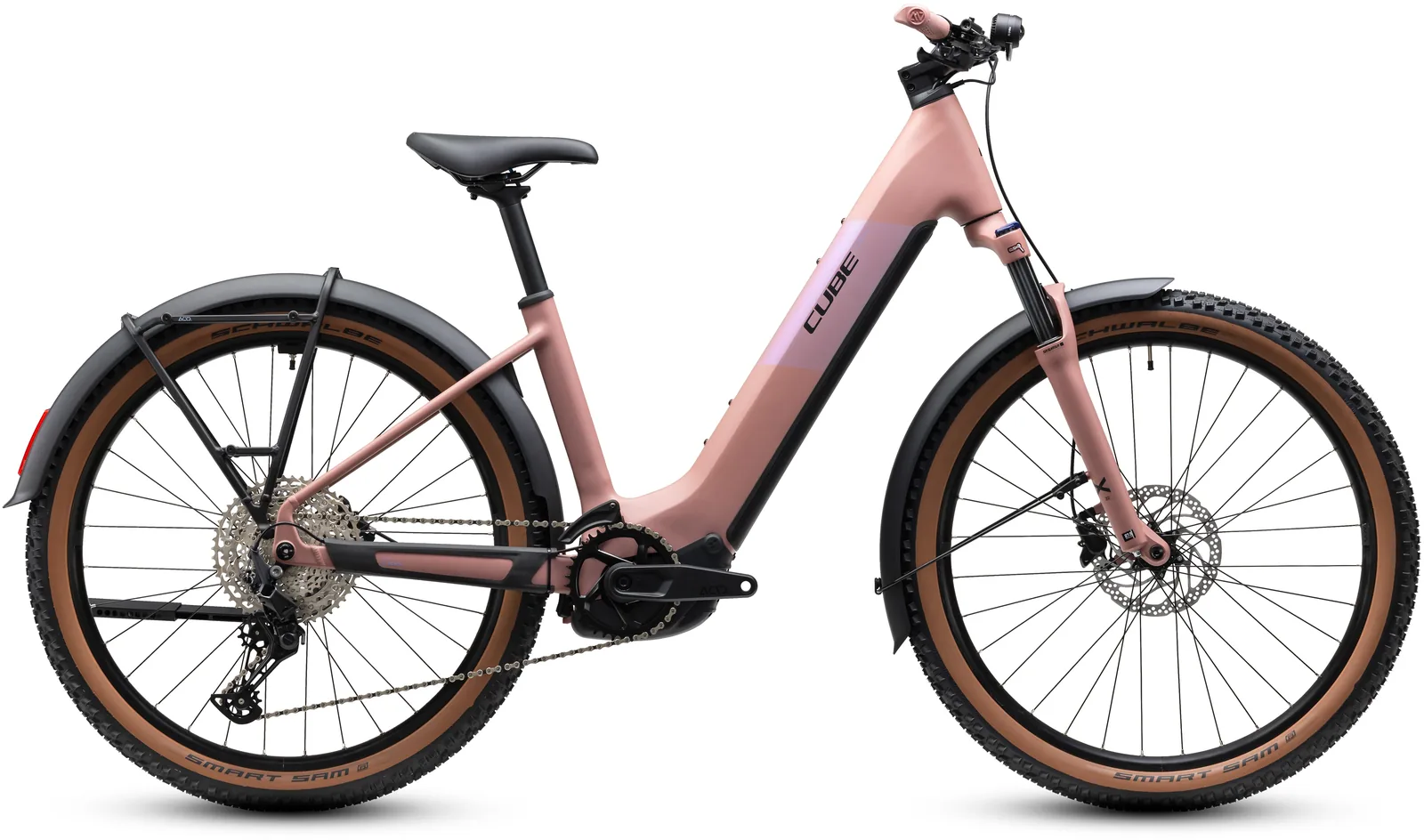 Cube Reaction Hybrid Performance 720 FE ruby´n´black – Bicicleta Eléctrica de Montaña 2027 Cuadro abierto ebike.es Gran tienda de bicicletas eléctricas en España Bicicleta eléctrica Cube Reaction Hybrid Performance 720 FE ruby´n´black Cuadro abierto – vista lateral | Ebike.es