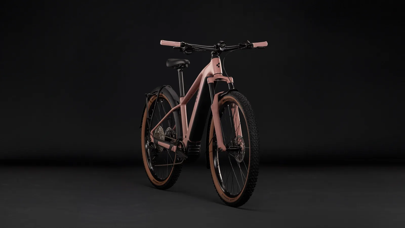 Cube Reaction Hybrid Performance 720 FE ruby´n´black – Bicicleta Eléctrica de Montaña 2027 Barra alta ebike.es Gran tienda de bicicletas eléctricas en España 2 Bicicleta eléctrica Cube Reaction Hybrid Performance 720 FE ruby´n´black Barra alta – vista frontal | Ebike.es