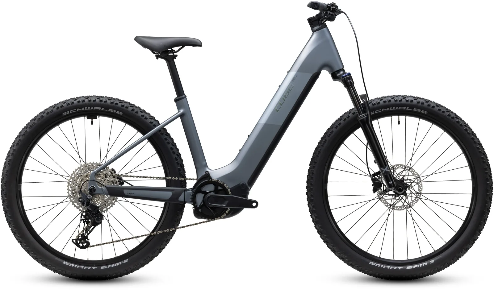 Cube Reaction Hybrid Performance 720 Wh ashgrey´n´prism – Bicicleta Eléctrica de Montaña 2027 Cuadro abierto