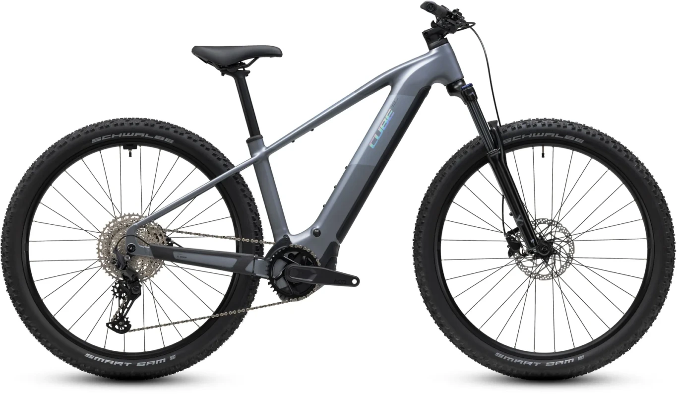Cube Reaction Hybrid Performance 720 Wh ashgrey´n´prism – Bicicleta Eléctrica de Montaña 2027 Barra alta