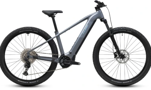 Bicicleta eléctrica Cube Reaction Hybrid Performance 720 ashgrey´n´prism Barra alta – vista lateral | Ebike.es