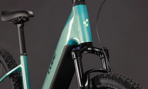 Bicicleta eléctrica Cube Reaction Hybrid Performance 720 maldivian´n´black Cuadro abierto – detalle 4 | Ebike.es