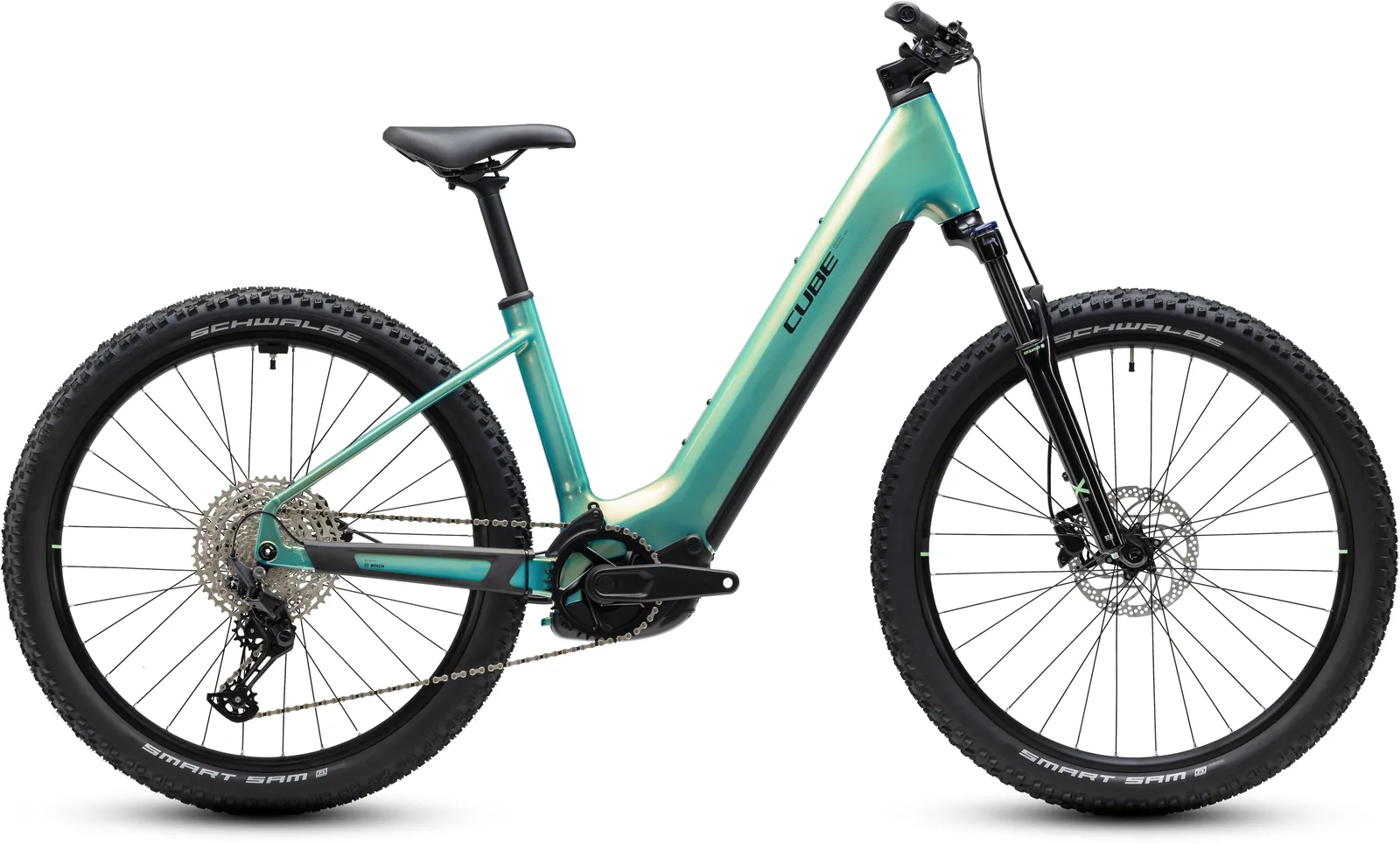 Cube Reaction Hybrid Performance 720 Wh maldivian´n´black – Bicicleta Eléctrica de Montaña 2027 Cuadro abierto