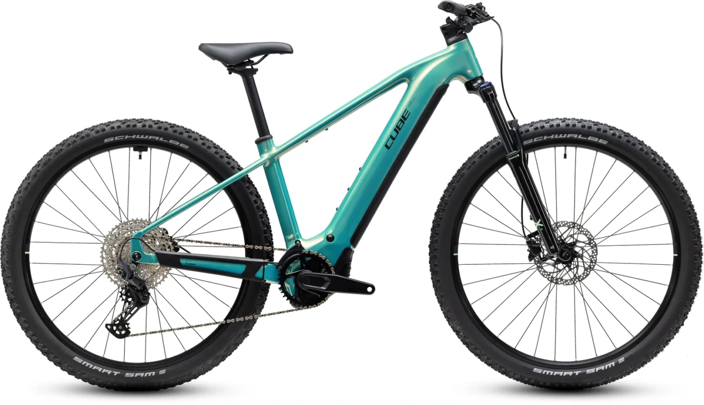 Cube Reaction Hybrid Performance 720 Wh maldivian´n´black – Bicicleta Eléctrica de Montaña 2027 Barra alta