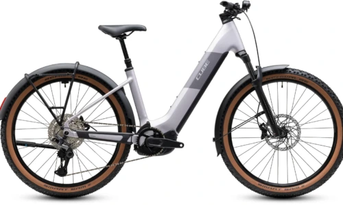 Bicicleta eléctrica Cube Reaction Hybrid Pro 800 FE lilacbreeze´n´prizm Cuadro abierto – vista lateral | Ebike.es