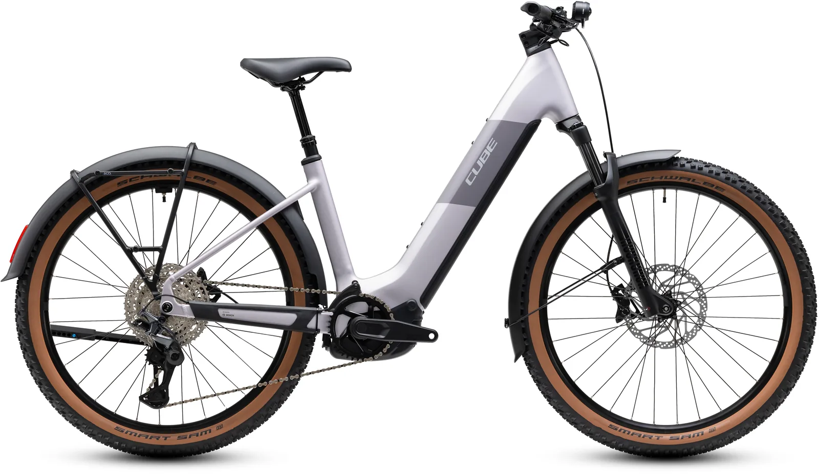 Cube Reaction Hybrid Pro 800 FE lilacbreeze´n´prizm – Bicicleta Eléctrica de Montaña 2027 Cuadro abierto
