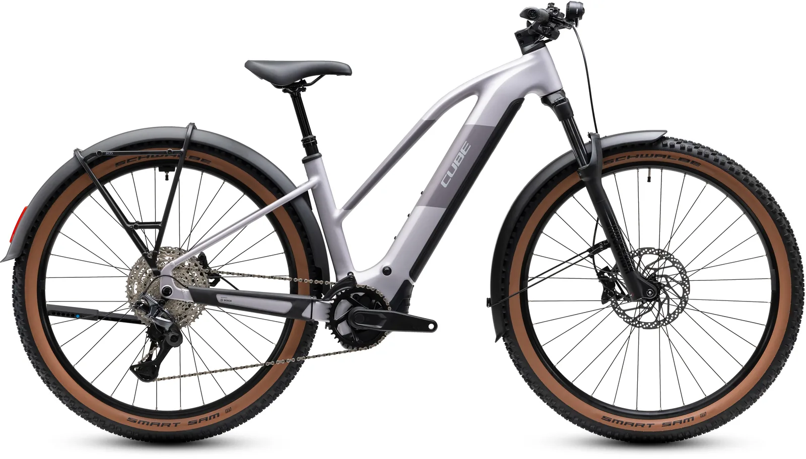 Cube Reaction Hybrid Pro 800 FE lilacbreeze´n´prizm – Bicicleta Eléctrica de Montaña 2027 Cuadro semiabierto