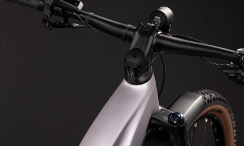 Bicicleta eléctrica Cube Reaction Hybrid Pro 800 FE lilacbreeze´n´prizm Barra alta – detalle 1 | Ebike.es