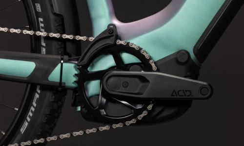 Bicicleta eléctrica Cube Reaction Hybrid Pro 800 FE polarlight´n´black Cuadro abierto – detalle 3 | Ebike.es