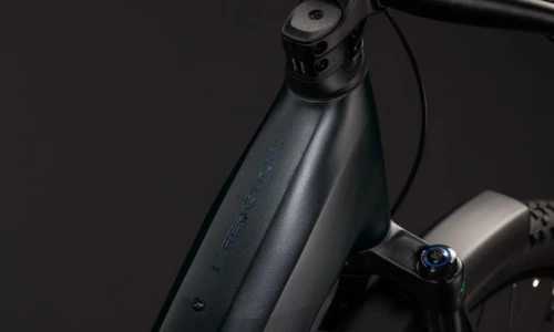 Bicicleta eléctrica Cube Reaction Hybrid Pro 800 FE silverdust´n´prism Cuadro abierto – detalle 1 | Ebike.es