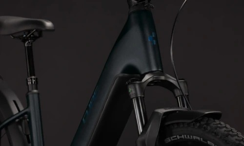 Bicicleta eléctrica Cube Reaction Hybrid Pro 800 FE silverdust´n´prism Cuadro abierto – detalle 5 | Ebike.es