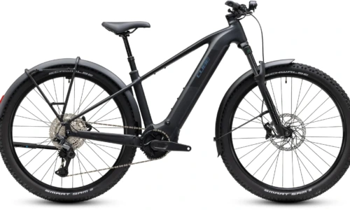 Bicicleta eléctrica Cube Reaction Hybrid Pro 800 FE silverdust´n´prism Barra alta – vista lateral | Ebike.es