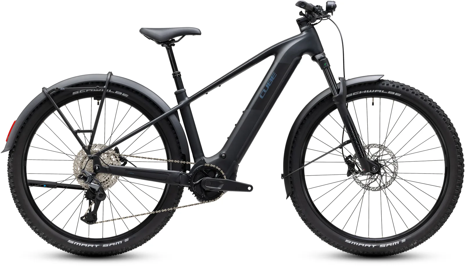 Cube Reaction Hybrid Pro 800 FE silverdust´n´prism – Bicicleta Eléctrica de Montaña 2027 Barra alta ebike.es Gran tienda de bicicletas eléctricas en España Bicicleta eléctrica Cube Reaction Hybrid Pro 800 FE silverdust´n´prism Barra alta – vista lateral | Ebike.es