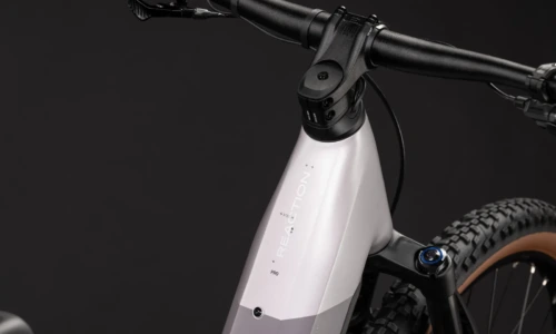 Bicicleta eléctrica Cube Reaction Hybrid Pro 800 lilacbreeze´n´prizm Cuadro abierto – detalle 1 | Ebike.es
