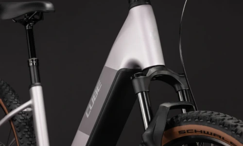 Bicicleta eléctrica Cube Reaction Hybrid Pro 800 lilacbreeze´n´prizm Cuadro abierto – detalle 6 | Ebike.es