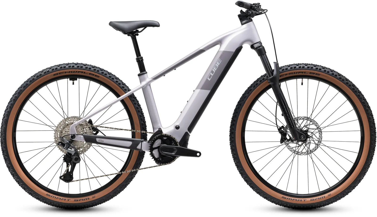 Cube Reaction Hybrid Pro 800 Wh lilacbreeze´n´prizm – Bicicleta Eléctrica de Montaña 2027 Barra alta