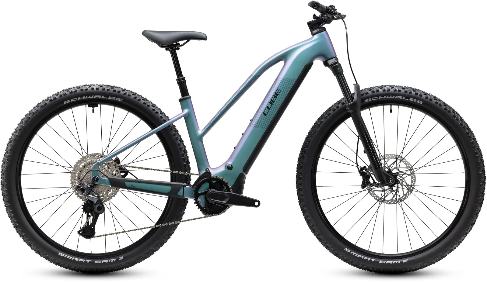 Cube Reaction Hybrid Pro 800 Wh polarlight´n´black – Bicicleta Eléctrica de Montaña 2027 Cuadro semiabierto