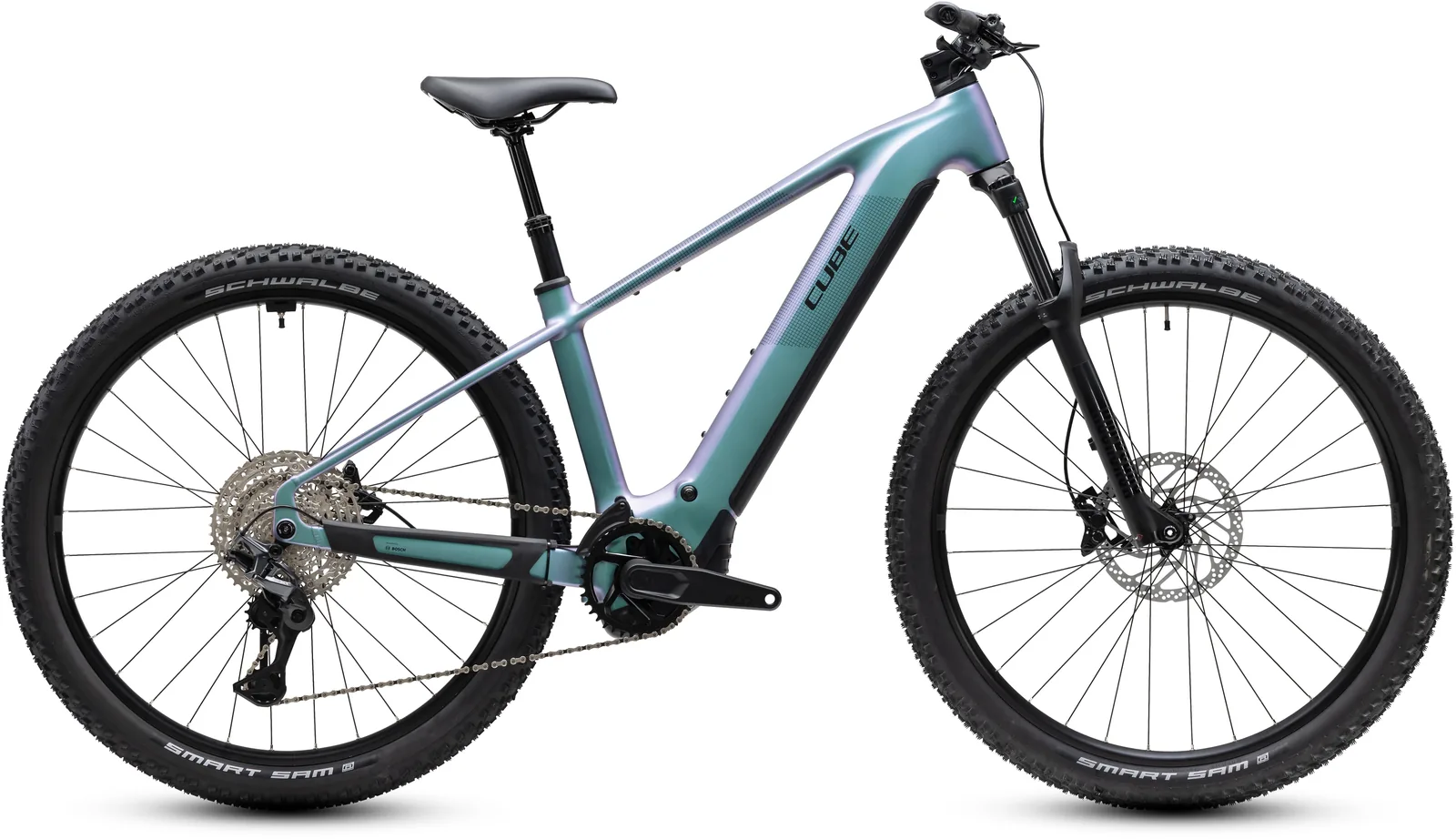 Cube Reaction Hybrid Pro 800 Wh polarlight´n´black – Bicicleta Eléctrica de Montaña 2027 Barra alta