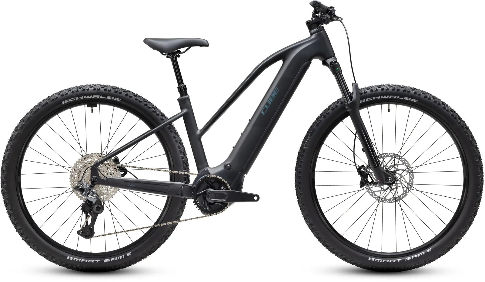 Cube Reaction Hybrid Pro 800 Wh silverdust´n´prism – Bicicleta Eléctrica de Montaña 2027 Cuadro semiabierto