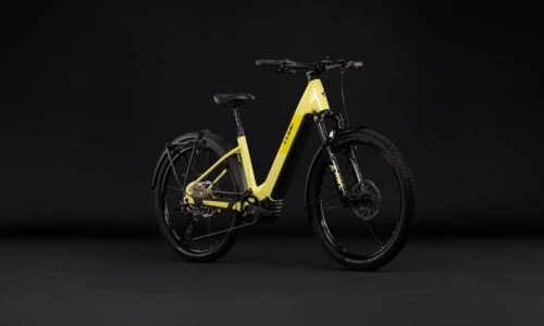 Cube Reaction Hybrid Race 800 FE bananasplit´n´black – Bicicleta Eléctrica de Montaña 2027 Cuadro abierto ebike.es Gran tienda de bicicletas eléctricas en España 10 Bicicleta eléctrica Cube Reaction Hybrid Race 800 FE bananasplit´n´black Cuadro abierto – vista frontal | Ebike.es